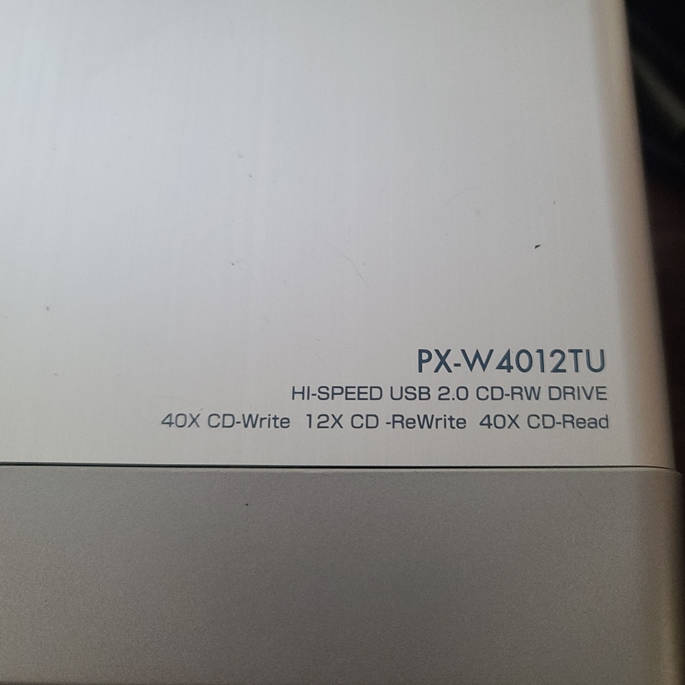 Plextor Plexwriter External CD/DVD Drive with Power Cable PX-W4012TU - Picture 9 of 16